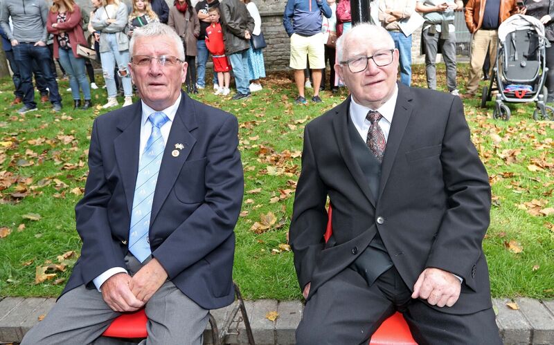  Dan O'Connell, former President Cork Boxing Board and Frank O'Sullivan, MBE.