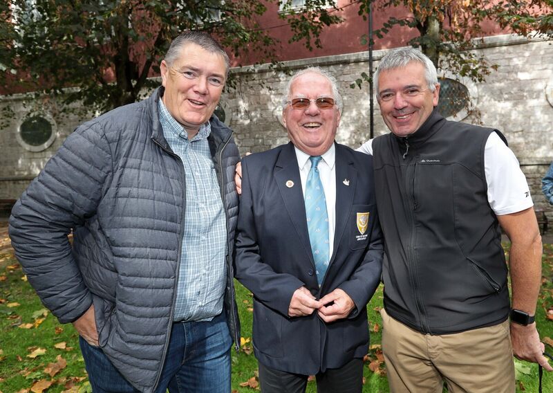  Derry McCarthy, Cork Ex Boxers Associatin (centre) with Dave Buckley and Don Buckley, both members of the extended Buckley family.
