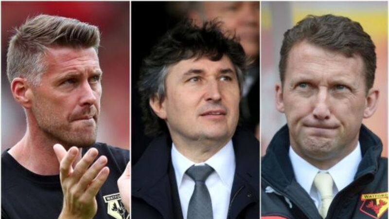 Watford’s turbulent managerial history under the Pozzo family’s ownership
