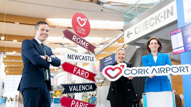 Cork Airport announces 'biggest ever' winter schedule