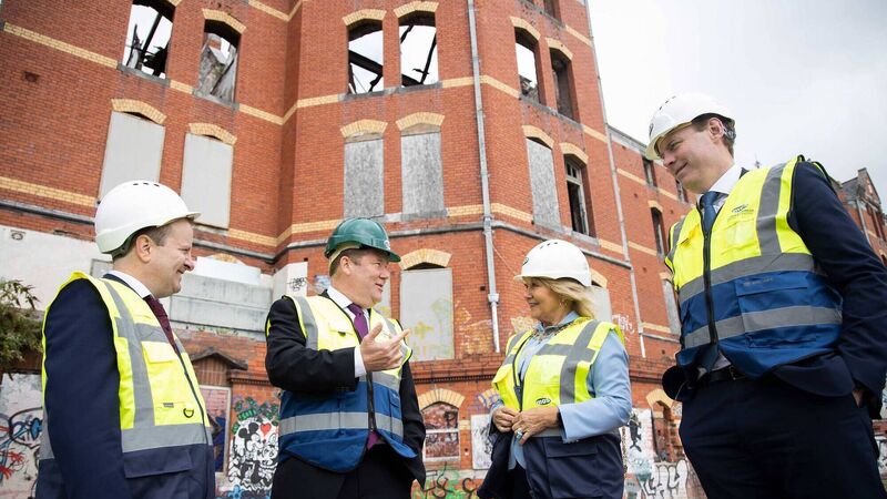 Housing minister visits Cork City affordable homes site