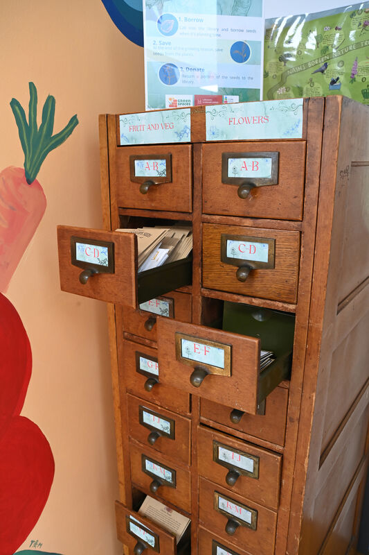 Green Spaces Coordinator Maria Young said that part of the seed library’s purpose is to protect heritage seeds, and also “provide a hub for gardeners across Cork to share and swap seeds and help each other out”. Pic: Larry Cummins Green Spaces Coordinator Maria Young said that part of the seed library’s purpose is to protect heritage seeds, and also “provide a hub for gardeners across Cork to share and swap seeds and help each other out”. Pic: Larry Cummins