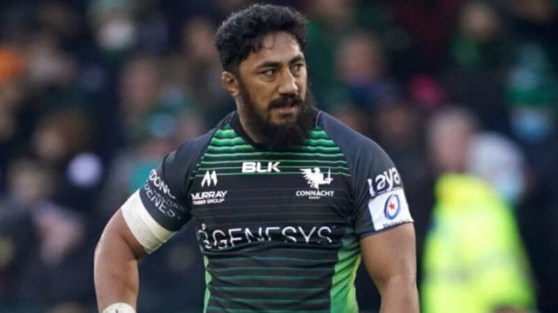 Eight-week ban for Connacht and Ireland centre Bundee Aki