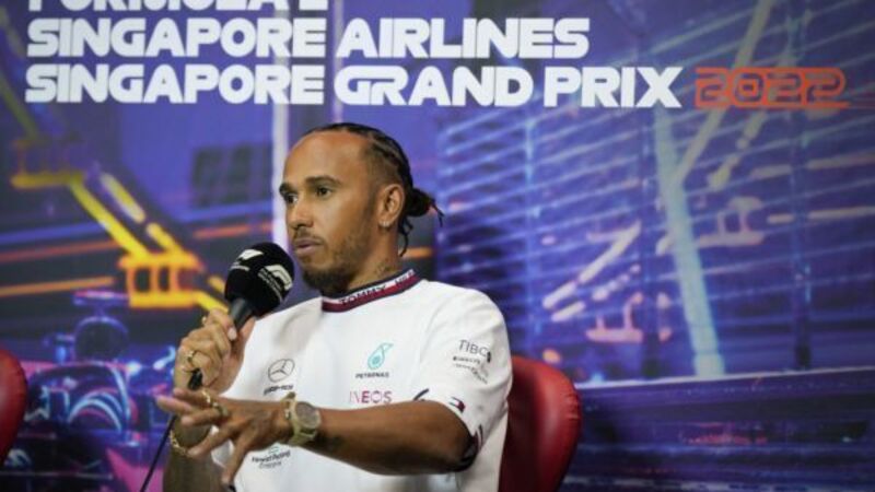 Lewis Hamilton faces fine after wearing nose stud in Singapore GP practice