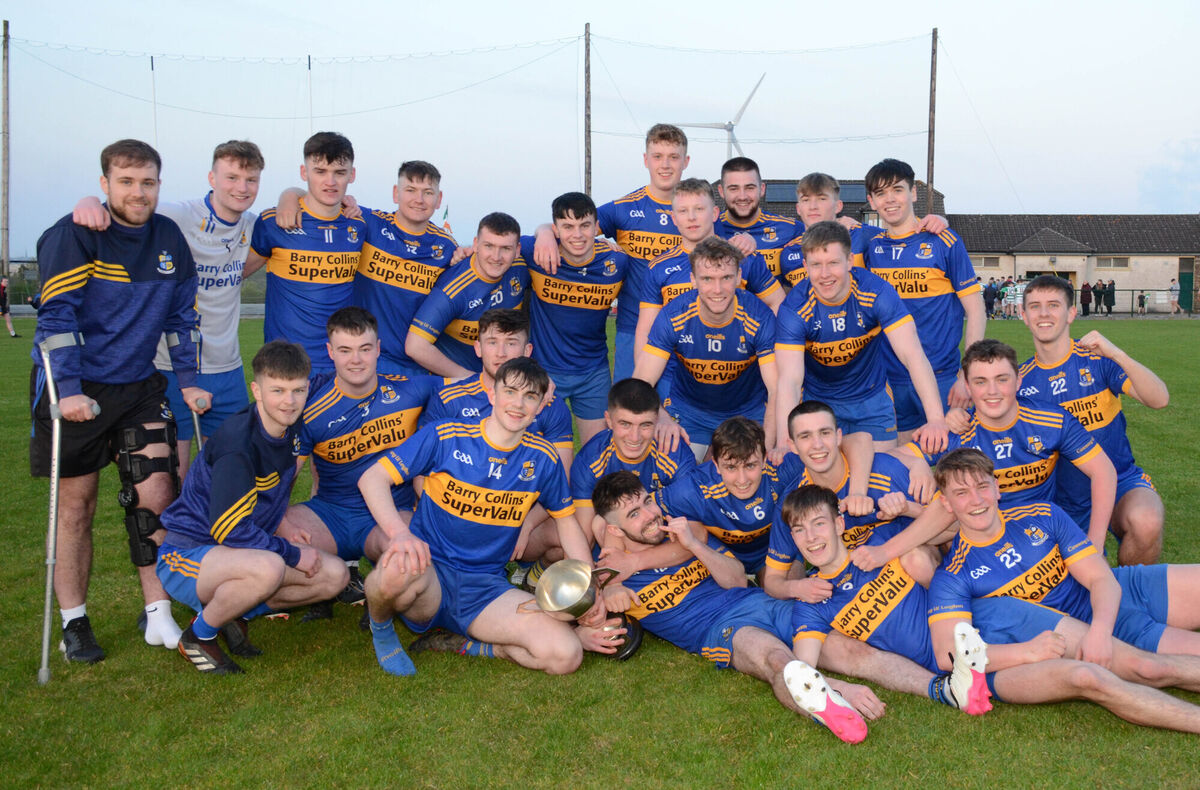Carrigaline celebrates their U21 Football victory earlier this season. Picture: Howard Crowdy Carrigaline celebrates their U21 Football victory earlier this season. Picture: Howard Crowdy
