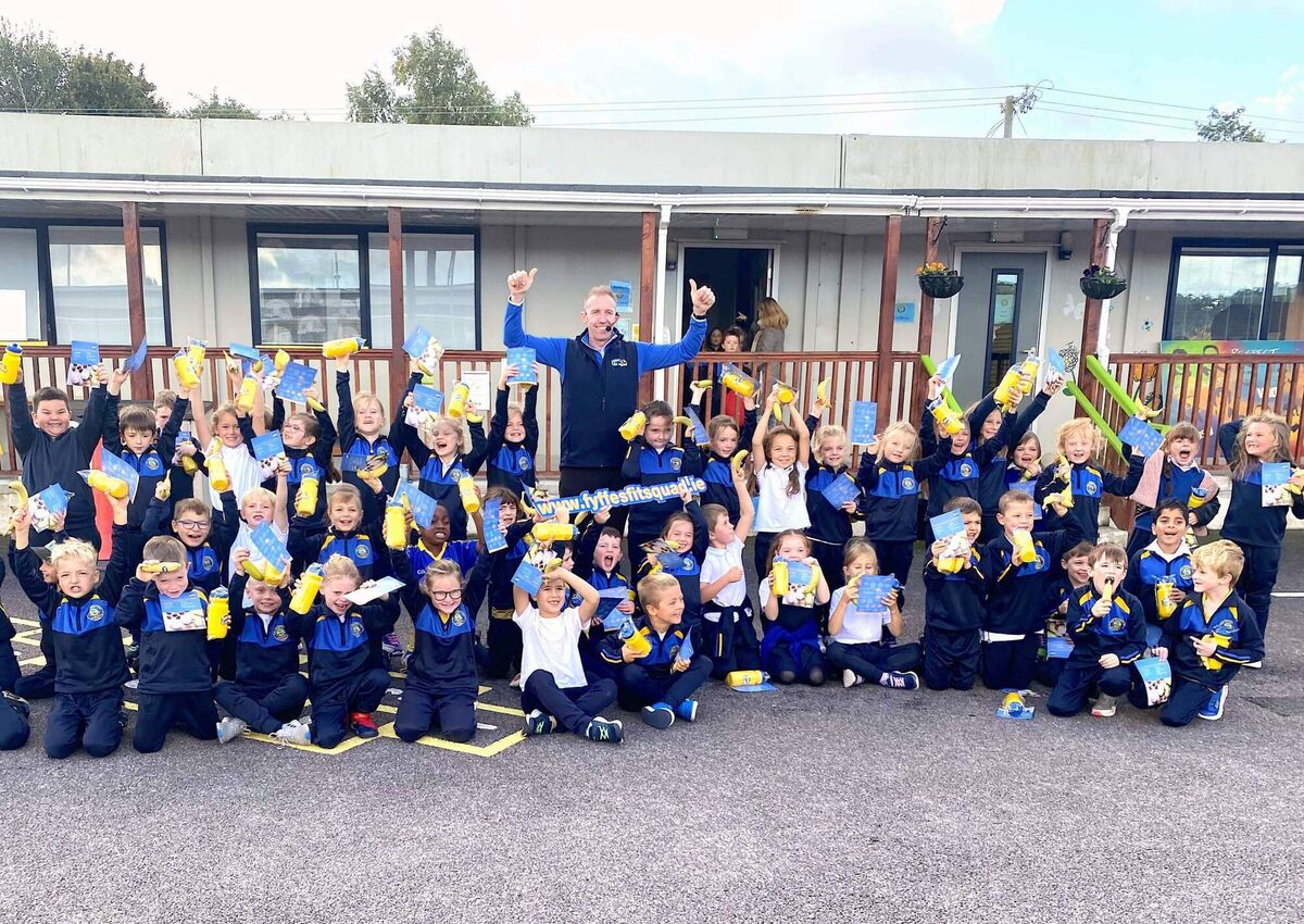 Pupils from Scoil Chliodhna Community National School recently took part in the children’s fitness initiative ‘Fit Squad’.