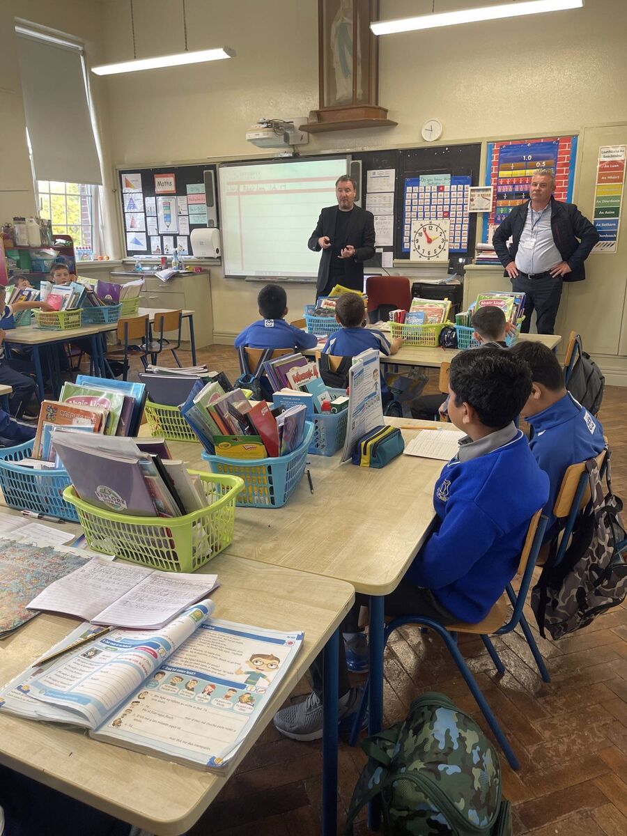 North Monastery vice principal Colin Daly said his visit ‘resonated’ hugely with the current students. North Monastery vice principal Colin Daly said his visit ‘resonated’ hugely with the current students.