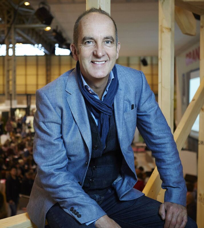 Kevin McCloud ahead of Grand Designs. Kevin McCloud ahead of Grand Designs.