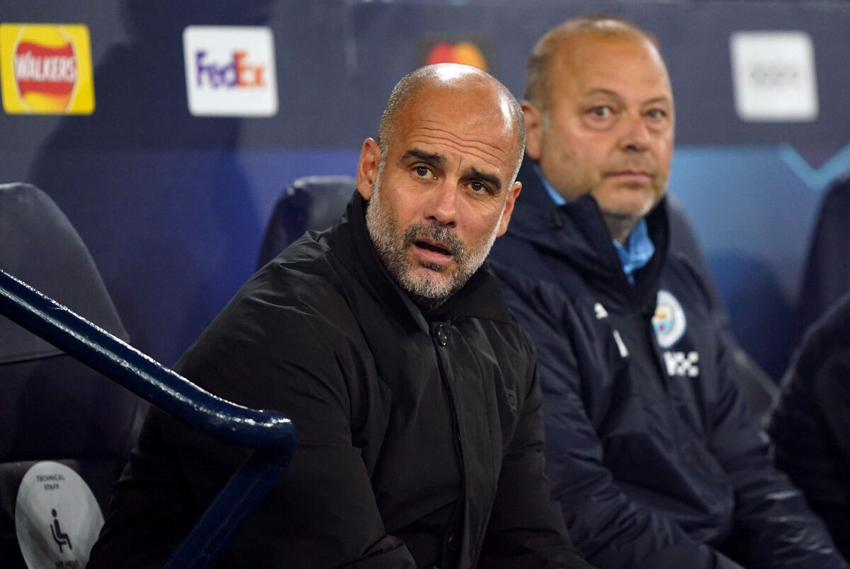 Manchester City manager Pep Guardiola during the UEFA Champions League Group G match at the Etihad Stadium, Manchester. Picture: Tim Goode/PA Wire.