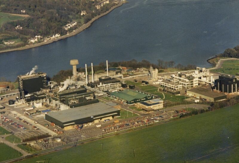 Pfizer plant at Ringaskiddy. Pfizer plant at Ringaskiddy.