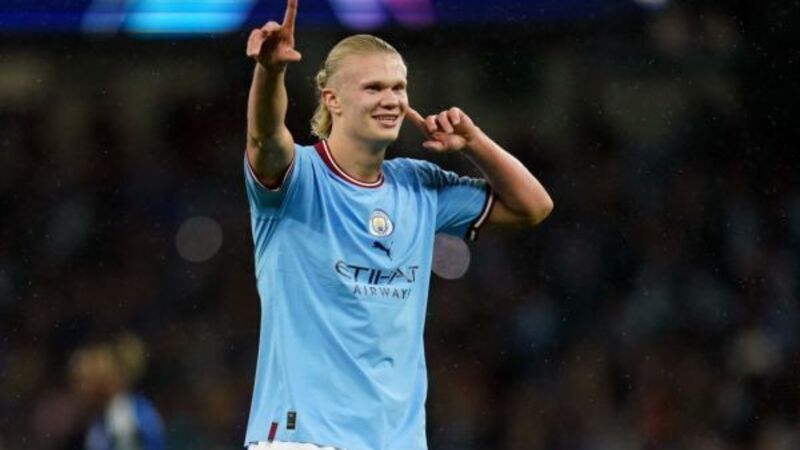 Pep Guardiola hails Erling Haaland’s ‘incredible instinct’ in front of goal
