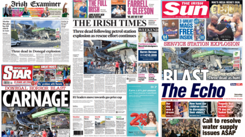 What the papers say: Saturday's front pages What the papers say: Saturday's front pages