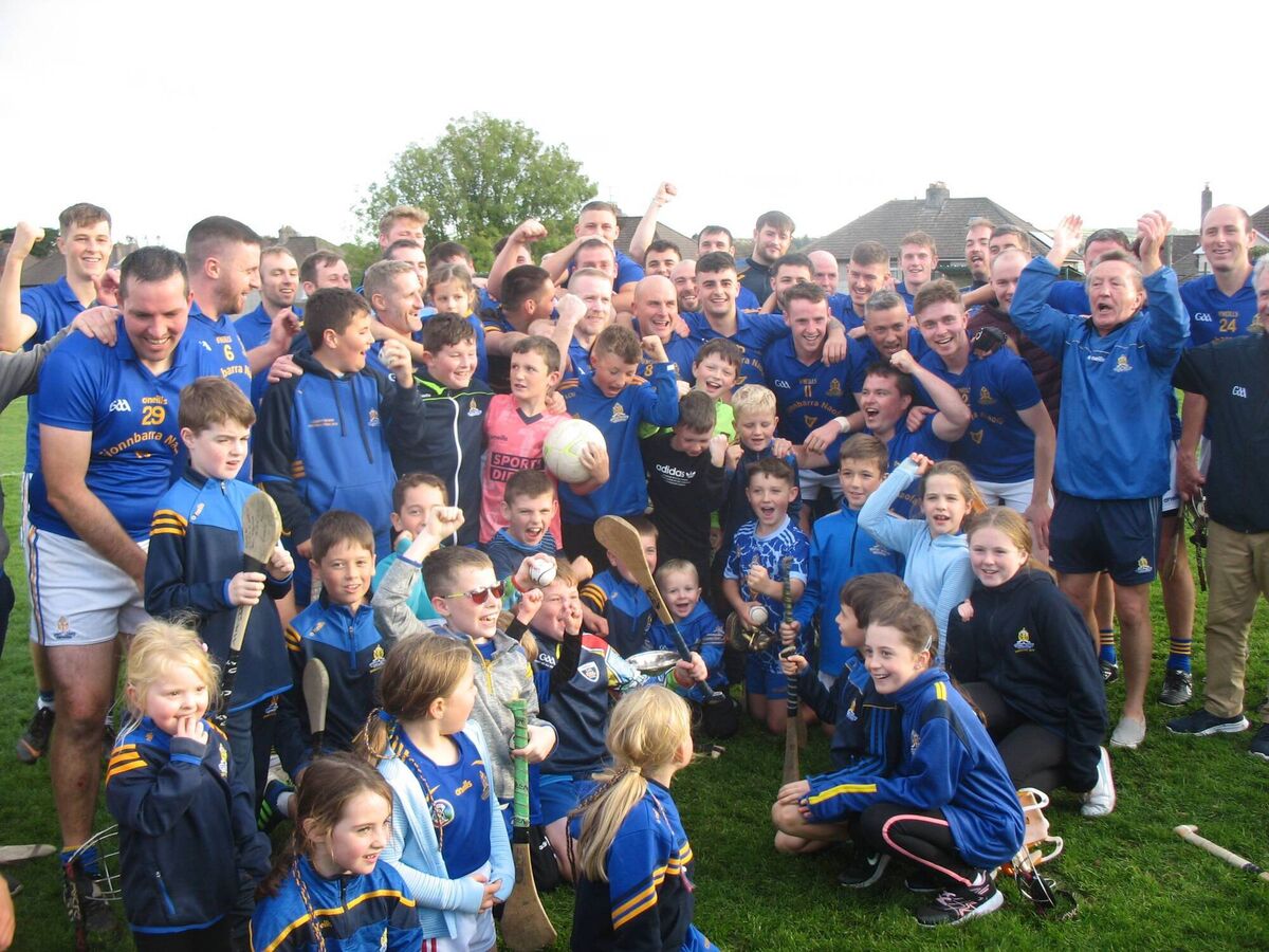 St Finbarr's Junior B victorious team St Finbarr's Junior B victorious team