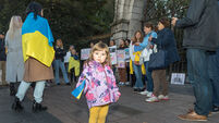'We want to highlight this war is still going on': Ukrainians gather in Cork city to protest Russia's latest attacks on country