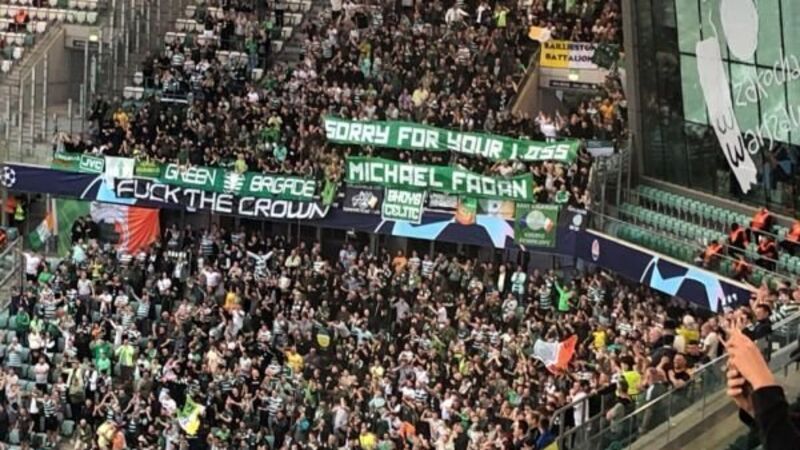 Celtic fined by UEFA over anti-monarchy banners at Champions League game