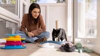 House Of The Dragon star swaps mythical beasts for kittens on pet charity visit