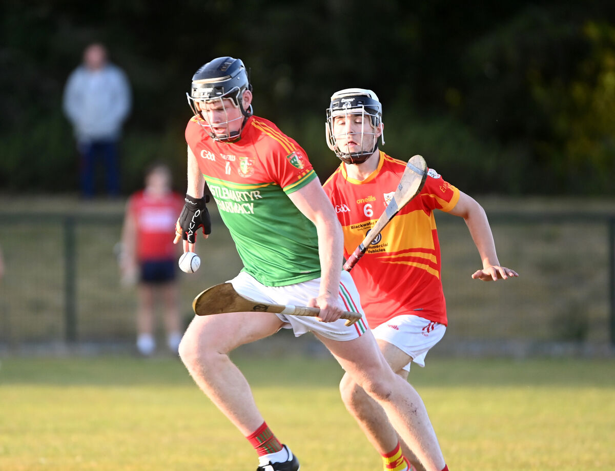John Ahern in action for Kiltha Og against Eire Og in the U19 hurling competition; Kiltha Og v Eire Og in Shanbally. Pic: Larry Cummins John Ahern in action for Kiltha Og against Eire Og in the U19 hurling competition; Kiltha Og v Eire Og in Shanbally. Pic: Larry Cummins