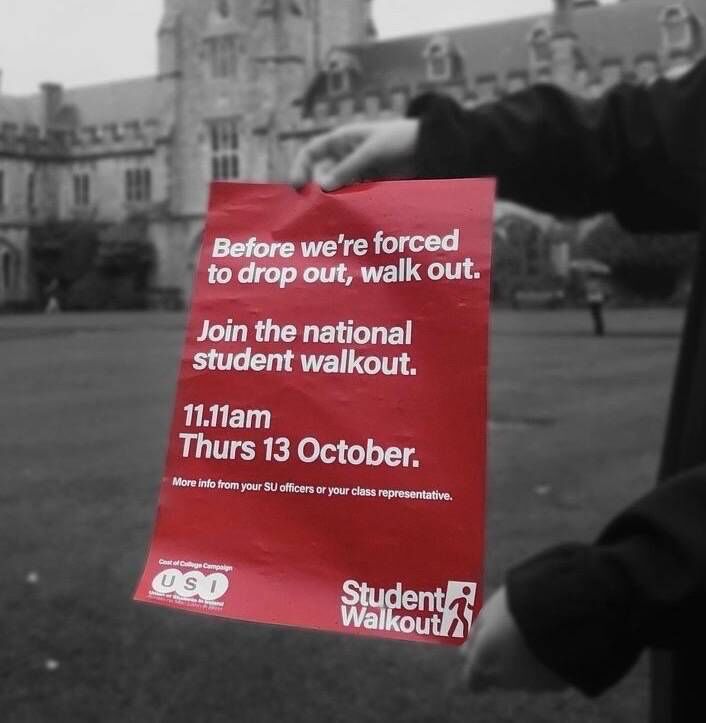 University College Cork Student Union is taking part in a national student protest this week to highlight the struggles faced by students as a result of the current cost of living crisis. University College Cork Student Union is taking part in a national student protest this week to highlight the struggles faced by students as a result of the current cost of living crisis.