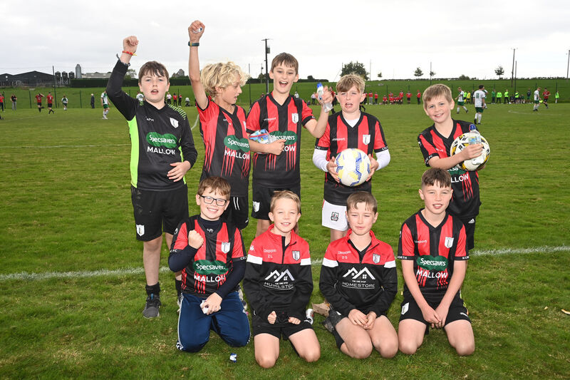  Young U11 players having fun at the family fun day. Pic: Larry Cummins.