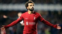 Salah hat-trick helps Liverpool thrash Rangers 7-1