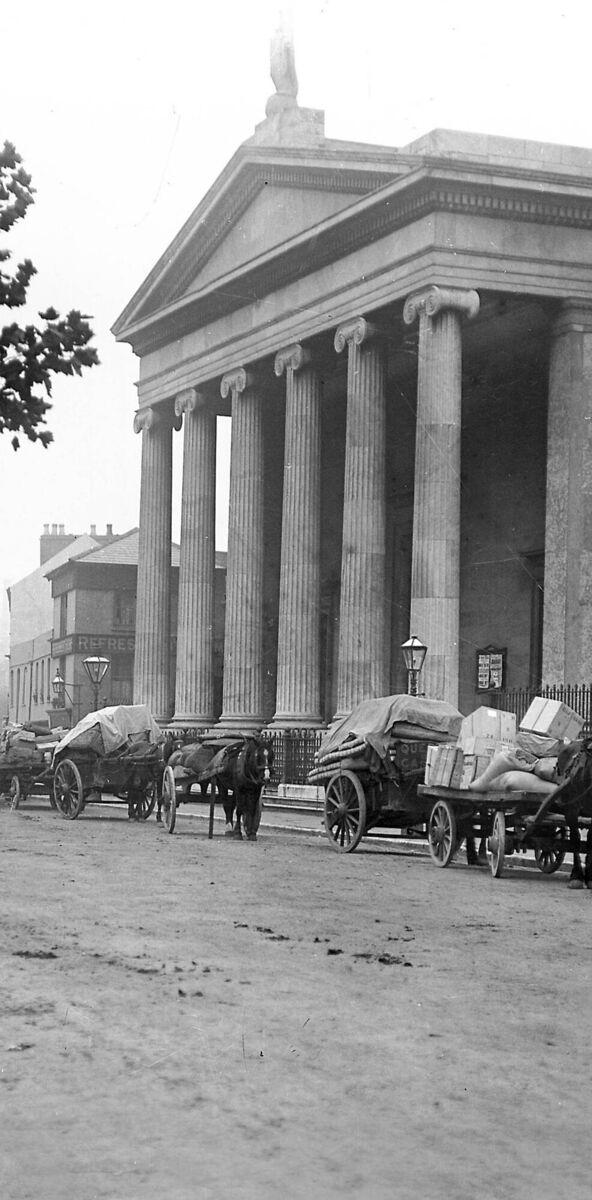 St Mary’s Church, Pope’s Quay, Cork, around 1915 - a reader recalls how Micka and his father used to operate a newspaper stall outside.