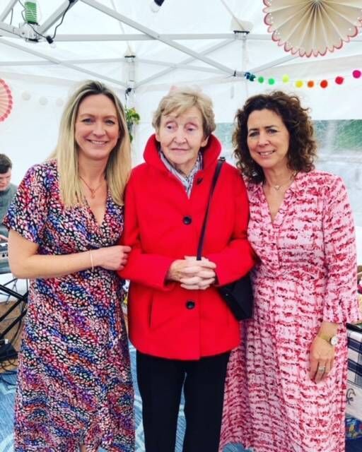 Jacinta with her sister Christine and mum, at the opening. Jacinta with her sister Christine and mum, at the opening.