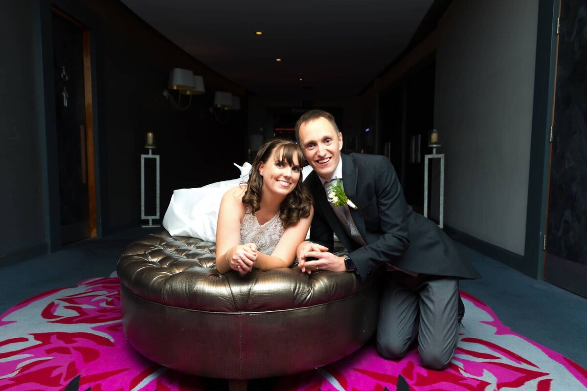 Aoife Goulding and Kevin Board, who live in Rochestown, were married this summer at St Columba’s Church, Douglas. Pictures: Bismark Aoife Goulding and Kevin Board, who live in Rochestown, were married this summer at St Columba’s Church, Douglas. Pictures: Bismark