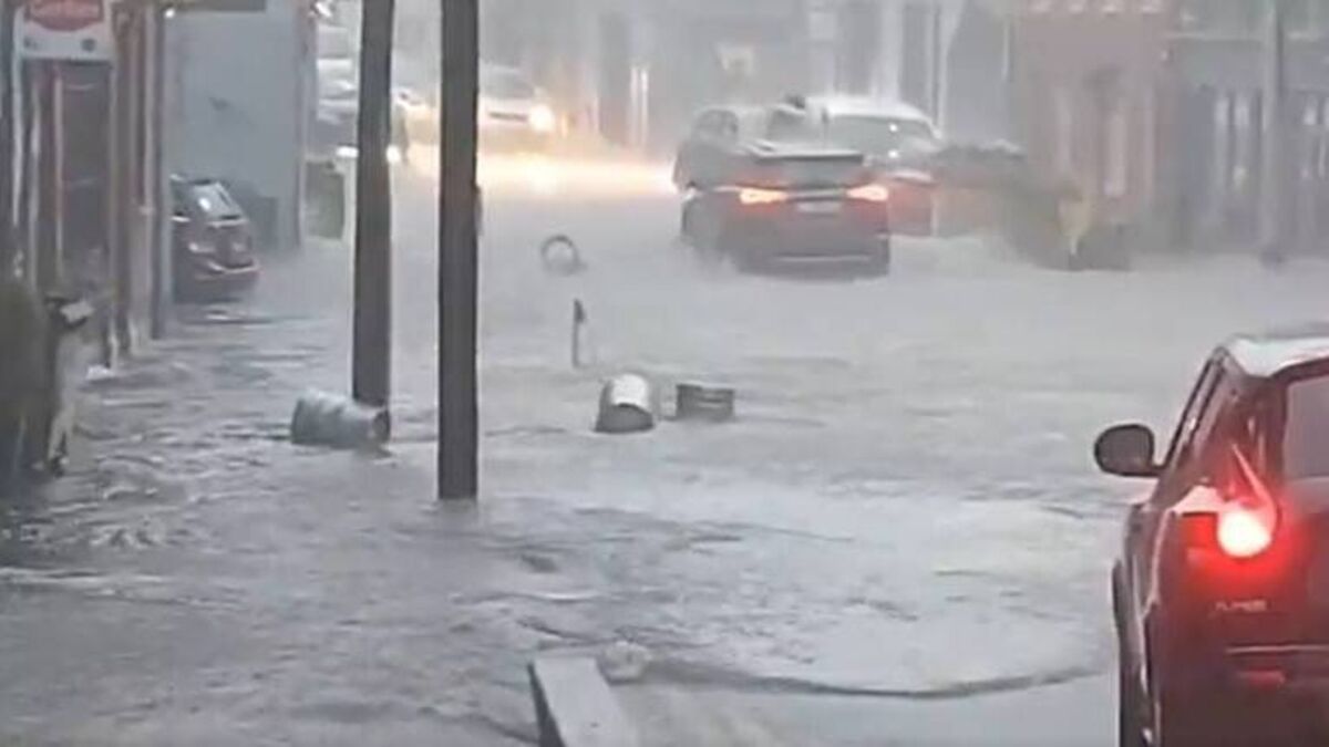 Cork Raining WATCH: Parts of Cork city underwater following heavy rainfall