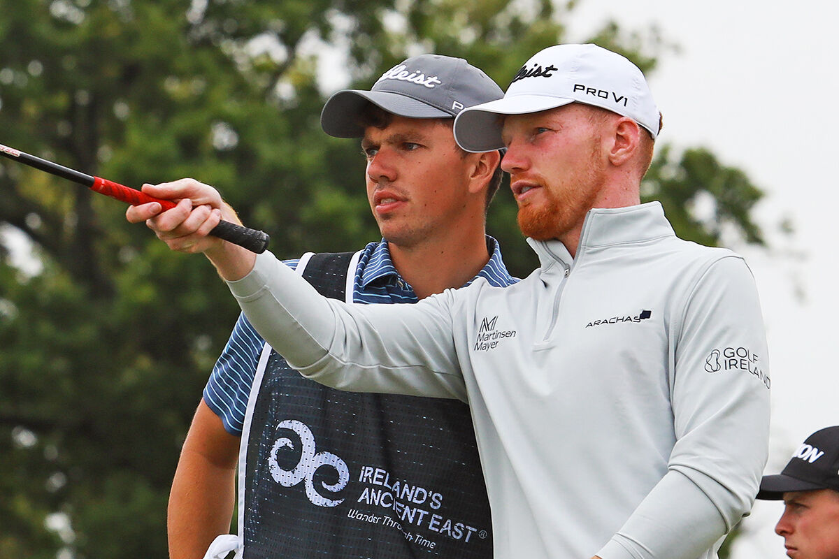 John Murphy and Shane O'Connell pictured during the third round of the Irish Challenge at the Palmer South course at the K Club. Picture: Niall O'Shea John Murphy and Shane O'Connell pictured during the third round of the Irish Challenge at the Palmer South course at the K Club. Picture: Niall O'Shea