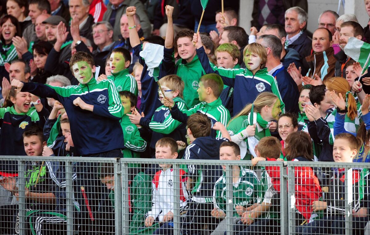 Ballincollig supporters after defeating Carbery Rangers. Picture: Eddie O'Hare Ballincollig supporters after defeating Carbery Rangers. Picture: Eddie O'Hare