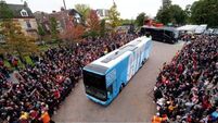 Merseyside Police receive complaint of alleged criminal damage to Man City bus