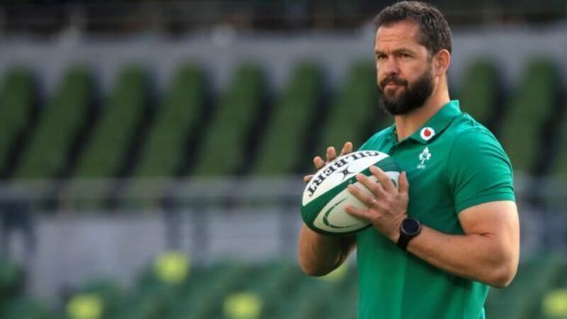 Andy Farrell names six uncapped players in Ireland squad for autumn series