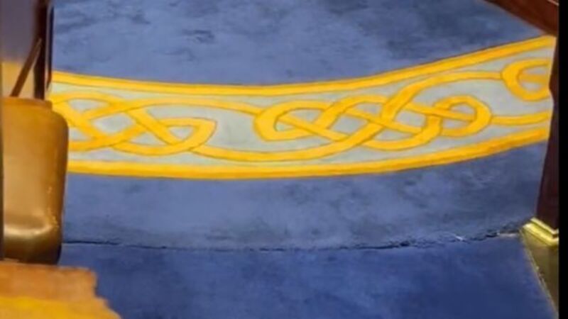 Water leaks into Dáil chamber amid intense rain