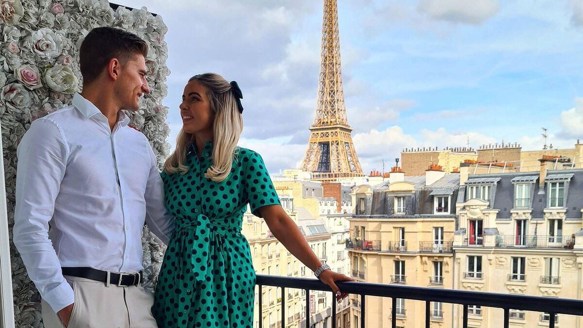 Dancing couple follow perfect course with all the right moves