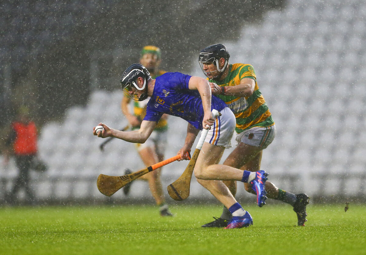 St Finbarr’s Jack Cahalane in action against Blackrock's Conor O'Brien. Picture: INPHO/Ken Sutton