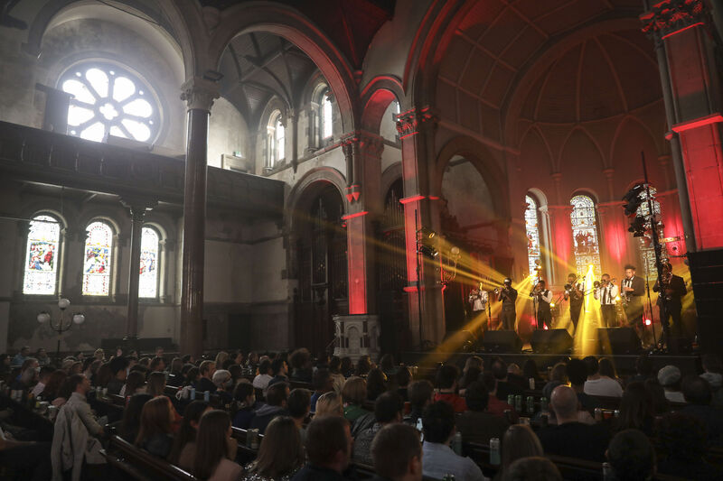 Jazz Festival action at Live at Live at St Luke’s in Cork.