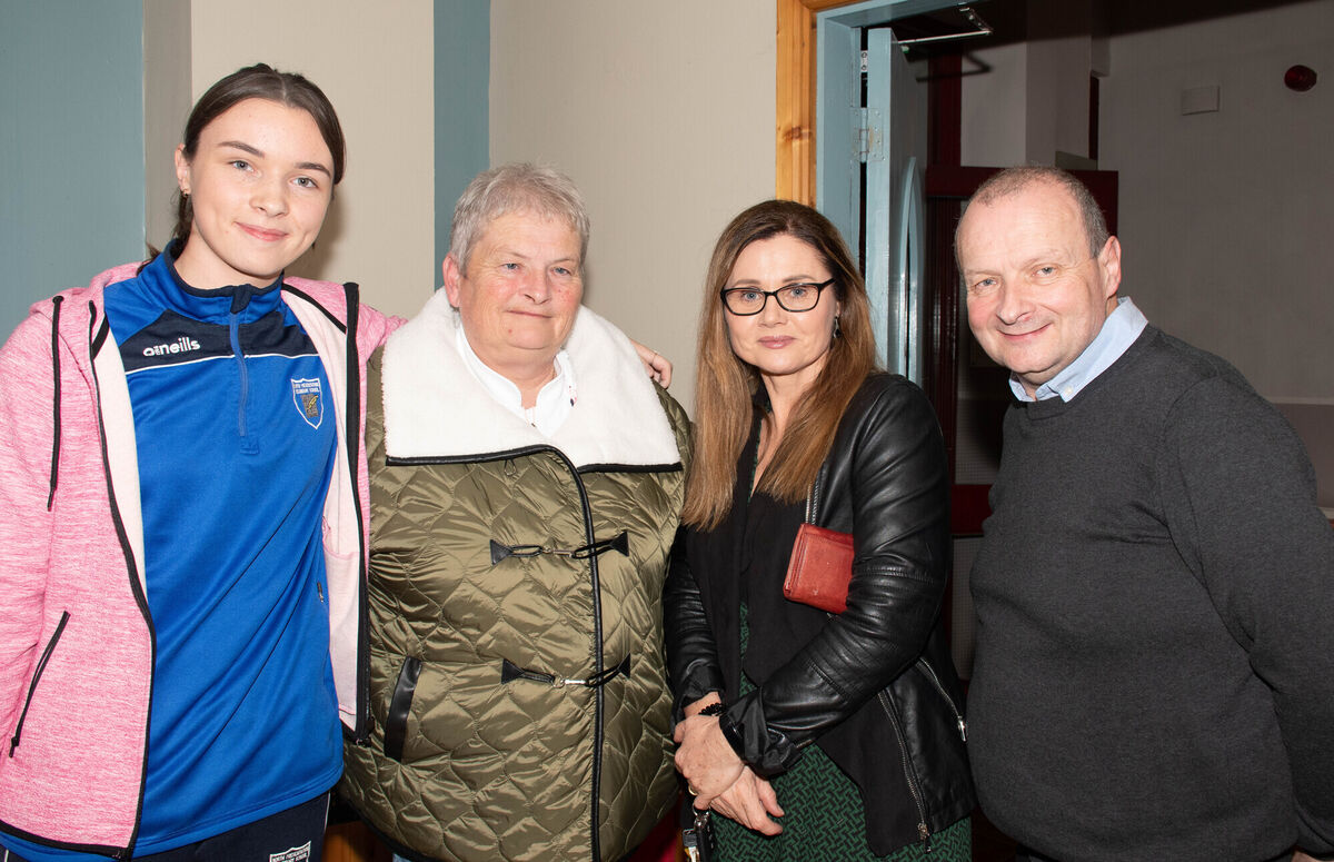 Louise Brady, Ber Brady, Norma O'Brien, and Cllr Chris O'Leary seen at the Farranree Community Association 50th anniversary social in the Farranree Community Centre Picture: Howard Crowdy Louise Brady, Ber Brady, Norma O'Brien, and Cllr Chris O'Leary seen at the Farranree Community Association 50th anniversary social in the Farranree Community Centre Picture: Howard Crowdy