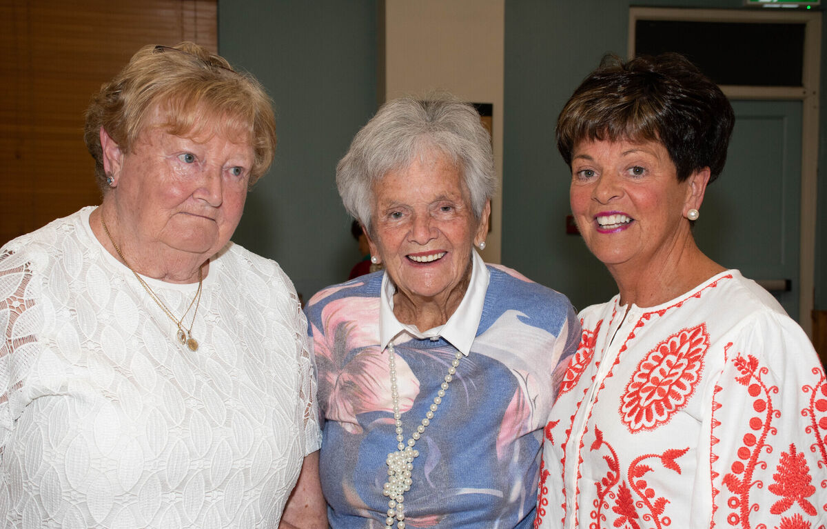 Directors Vera O'Sullivan, Nan Higgins and Denise Higgins pictured at the recent Farranree Community Association 50th anniversary social in the Farranree Community Centre Picture: Howard Crowdy Directors Vera O'Sullivan, Nan Higgins and Denise Higgins pictured at the recent Farranree Community Association 50th anniversary social in the Farranree Community Centre Picture: Howard Crowdy