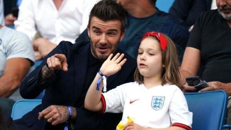 David Beckham praises Lionesses for inspiring daughter Harper to play football