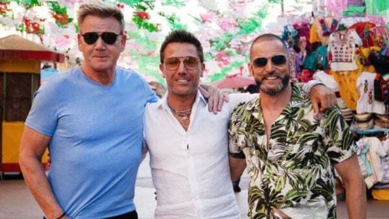 Gordon Ramsay goes to Spain with Gino D’Acampo and First Dates star Fred Sirieix Gordon Ramsay goes to Spain with Gino D’Acampo and First Dates star Fred Sirieix