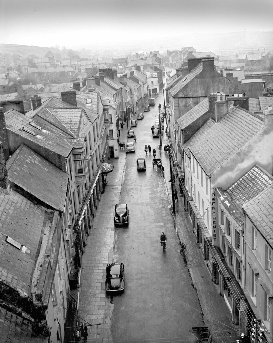 Main Street, Youghal, 1953. Main Street, Youghal, 1953.