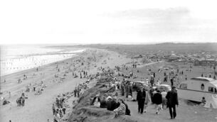 <p>Youghal holiday pictures (Claycastle) in 1953.</p>