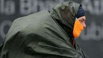 Status Orange warning for rain and thunderstorms