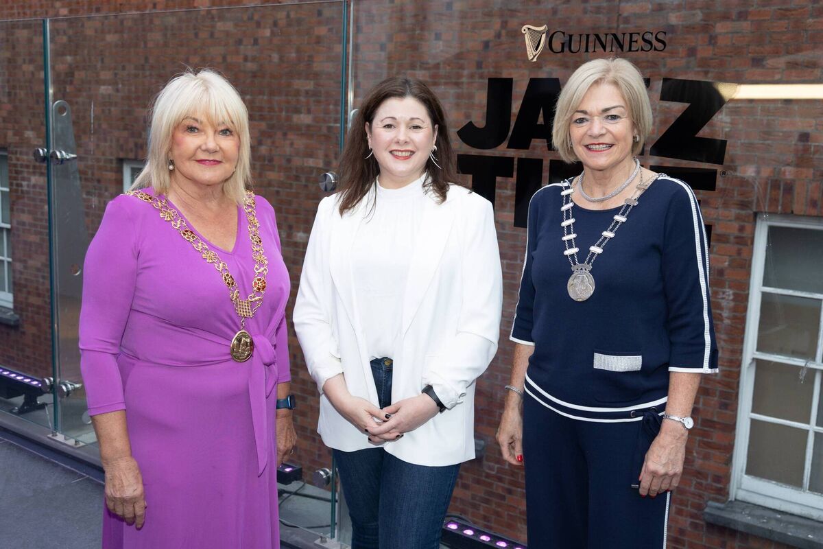 Lord Mayor Cllr Deirdre Forde, Fiona Collins, Chair of Cork Jazz festival and Deputy Mayor of Cork County Cllr Deirdre O’Brien at the launch of the Guinness Cork Jazz Festival at the new Wavelength venue in Cyprus Avenue. Pic: Darragh Kane Lord Mayor Cllr Deirdre Forde, Fiona Collins, Chair of Cork Jazz festival and Deputy Mayor of Cork County Cllr Deirdre O’Brien at the launch of the Guinness Cork Jazz Festival at the new Wavelength venue in Cyprus Avenue. Pic: Darragh Kane