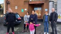 Tenants gather at Dublin City Council to protest Tathony House evictions