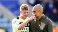 Pep Guardiola savours ‘massive victory’ for Man City over battling Leicester