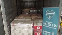 Almost 10,000 litres of vodka and whiskey seized at Rosslare 
