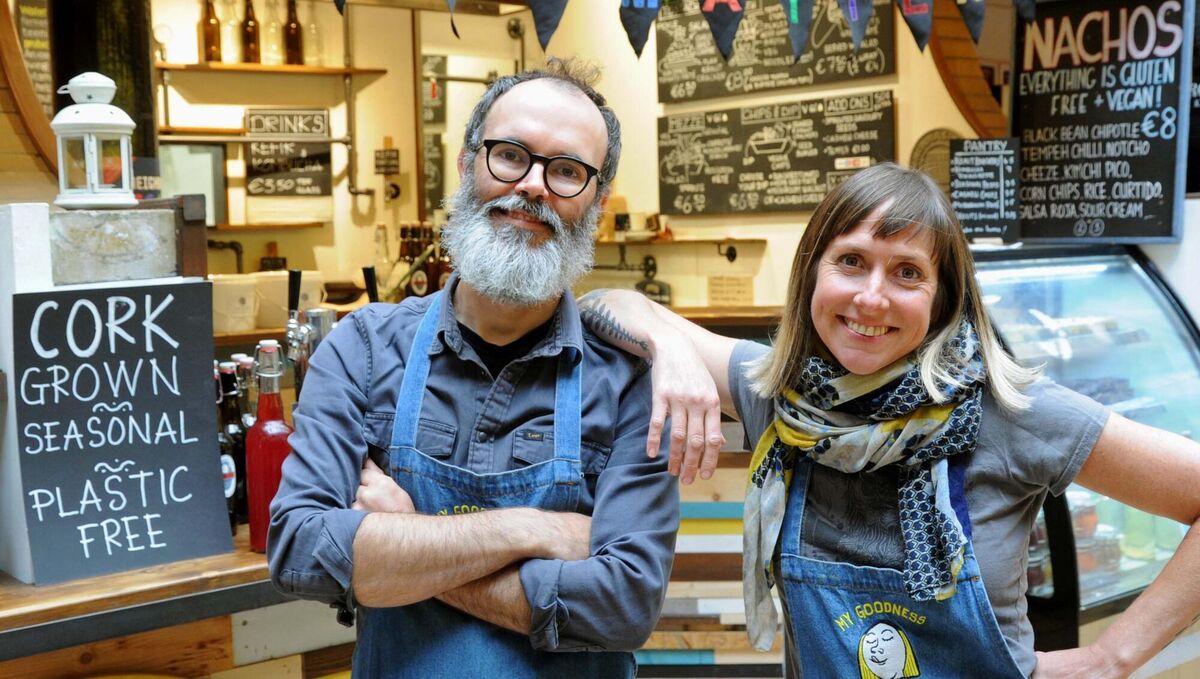 Donal and Virginia O'Gara, owners of My Goodness in the English Market, Cork. Picture Denis Minihane. Donal and Virginia O'Gara, owners of My Goodness in the English Market, Cork. Picture Denis Minihane.