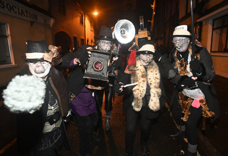 Colour at the Dragon of Shandon parade in Cork tonight. Picture; Eddie O'Hare Colour at the Dragon of Shandon parade in Cork tonight. Picture; Eddie O'Hare
