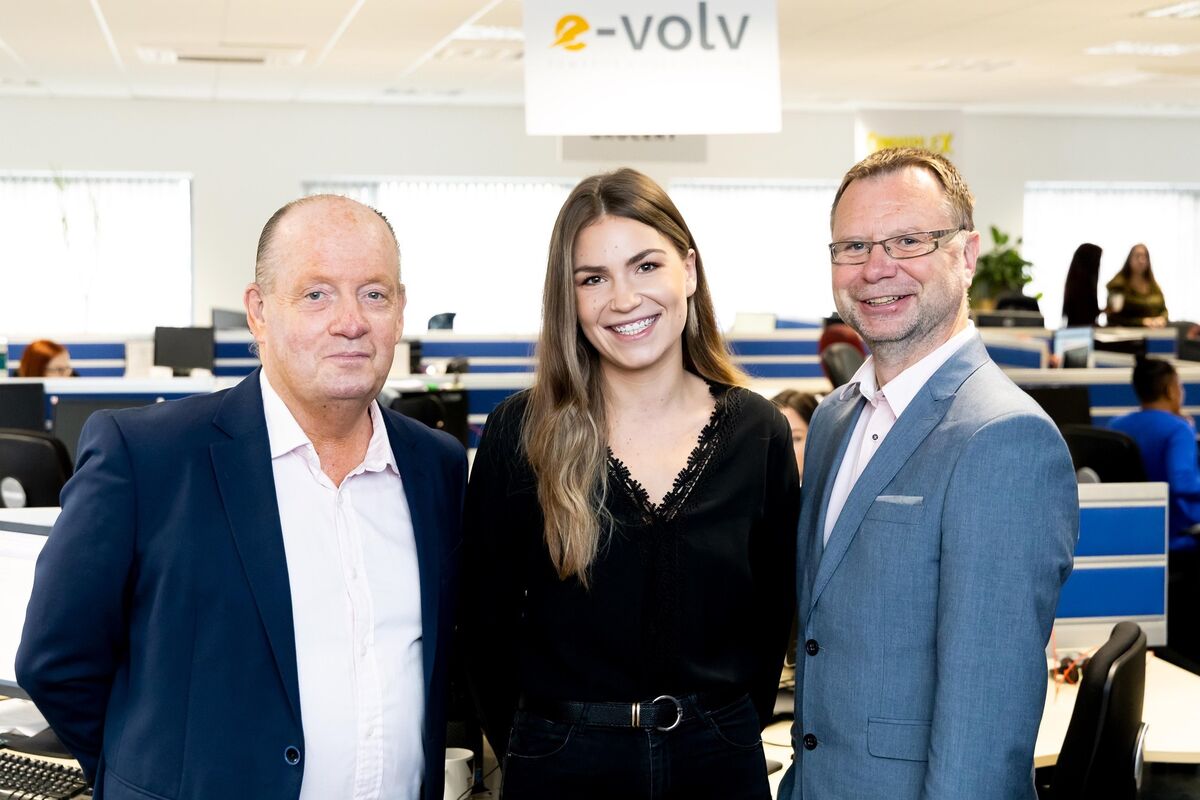 Jim McCoy, Co-founder of e-volv; Laurita Jasienskyte, Home Energy Adviser with e-volv and Mike Cody, Co-founder and Managing Director of e-volv pictured at the company's headquarters in Cork. Picture: Alison Miles /OSM PHOTO Jim McCoy, Co-founder of e-volv; Laurita Jasienskyte, Home Energy Adviser with e-volv and Mike Cody, Co-founder and Managing Director of e-volv pictured at the company's headquarters in Cork. Picture: Alison Miles /OSM PHOTO